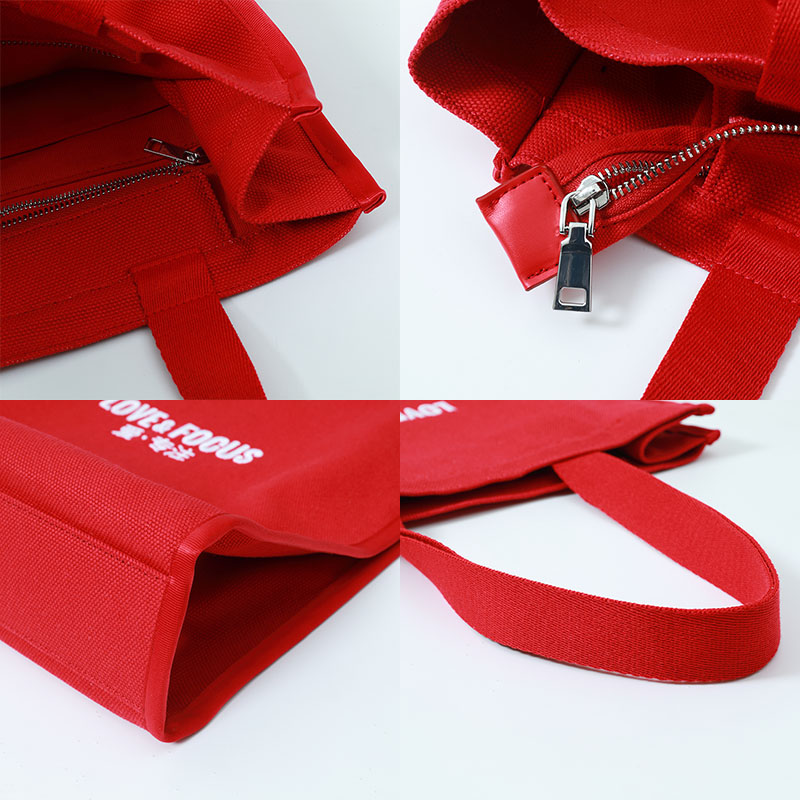 帆布袋-爱与专注-红色-03